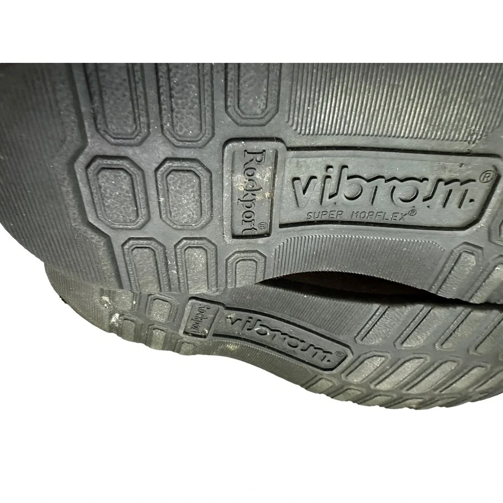 Rockport Vibram Men's Shoes 10 W  Brown Leather‎ Rugged Oxford Gore-Tex M9021
